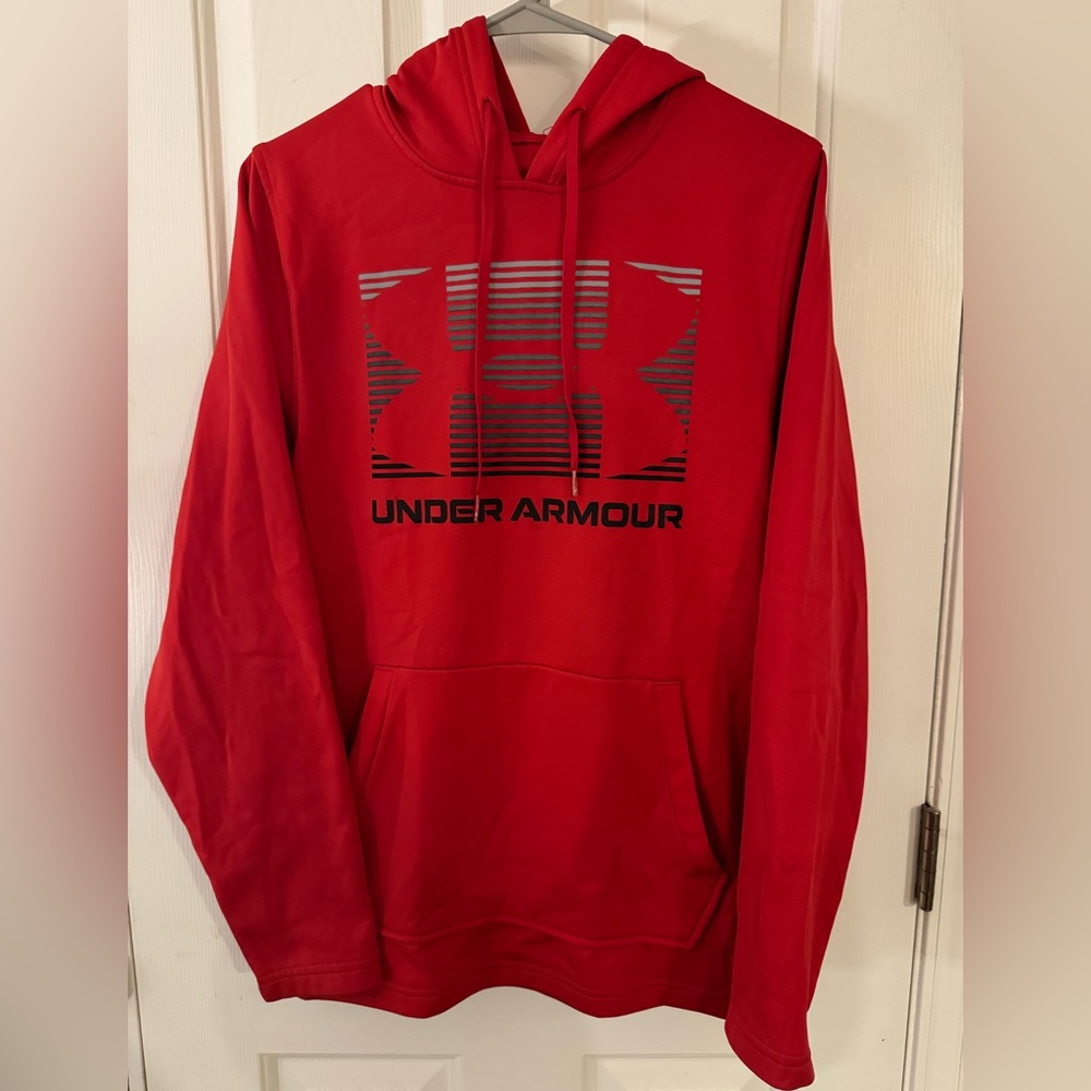 Under Armour Men's Red Hoodie - Small